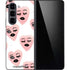 Bouffants and Broken Hearts Winking Hearts Galaxy Z Fold5 5G Skin